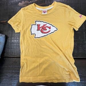 HOMAGE Kids Yellow KC Arrowhead Tee
